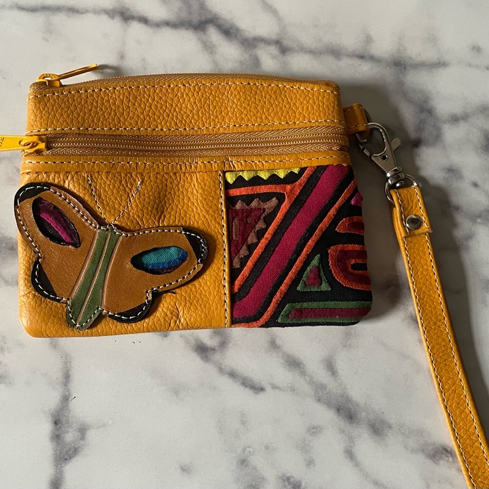 Colorful Butterfly Accent Women's Bag